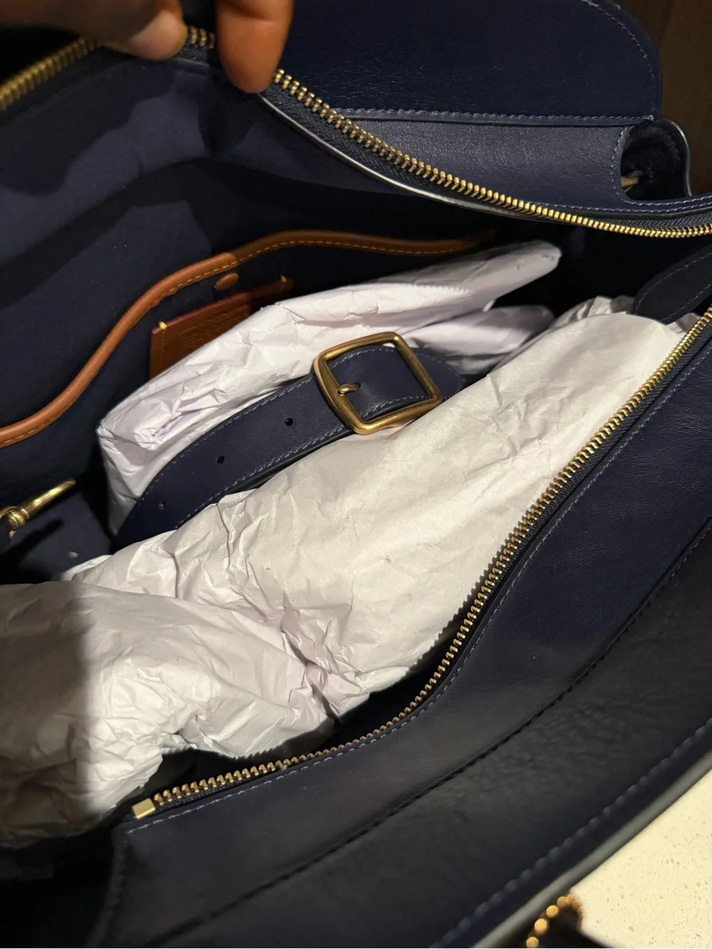 Coach Soft Empire 40 Carryall - Dark Navy